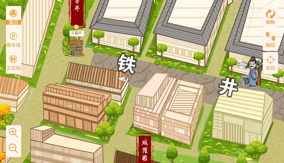 武进智慧景区：手绘地图与语音导览的完美融合